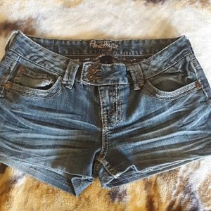 Blue jean shorts